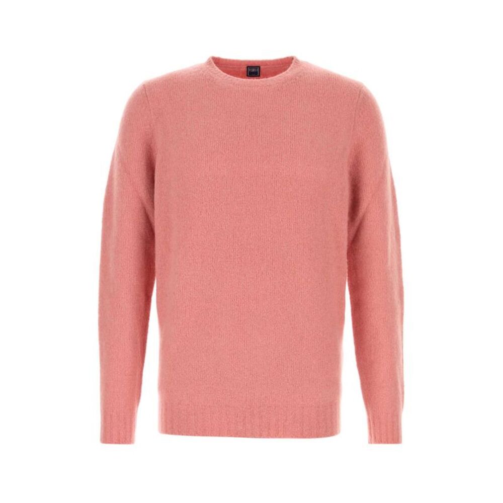 Fedeli Men Salmon Stretch Wool Blend Sweater